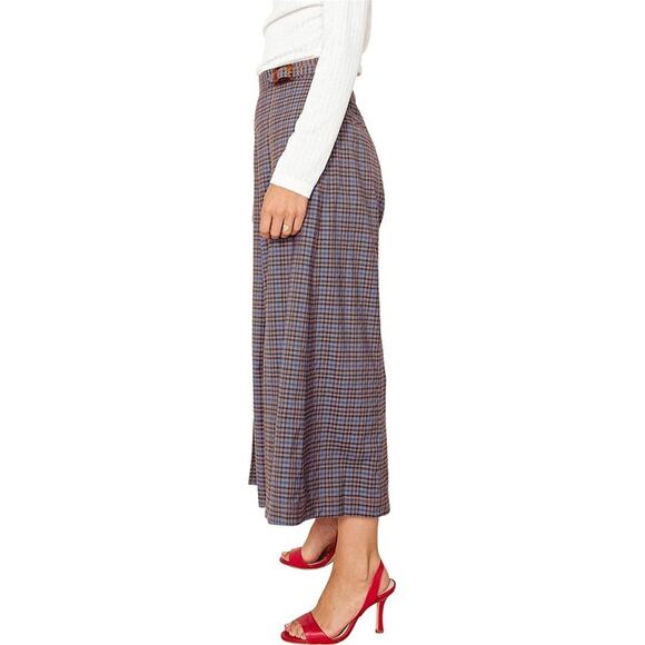 The East Order Tan Blue Trench Plaid Melody Pants Size Small NWT MSRP $179 - Picture 3 of 6